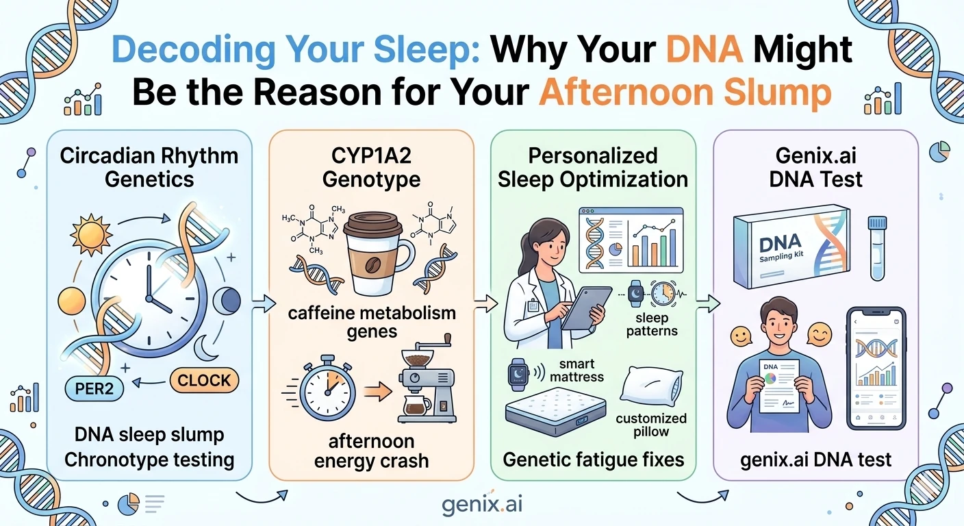 Decoding Your Sleep: Why Your DNA Might Be the Reason for Your Afternoon Slump